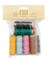 Hemptique HEMP CORD 12-PACK MINI SPOOL BAGS Eco Friendly Sustainable Naturally Grown Jewelry Bracelet Making Paper Crafting Scrapbooking Bookbinding Mixed Media Crocheting Macrame Seasonal Holiday Gift Wrapping Outdoor Gardening